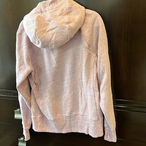 Lululemon mauve heather scuba hoodie sz 14